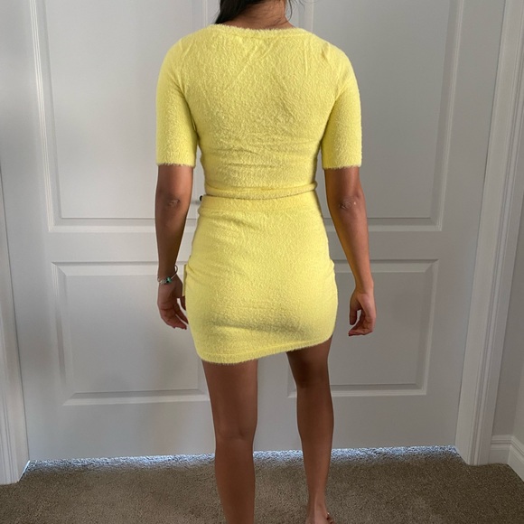 Majorelle Bobby Ruched Sweater Set in Light Yellow - Picture 4 of 5